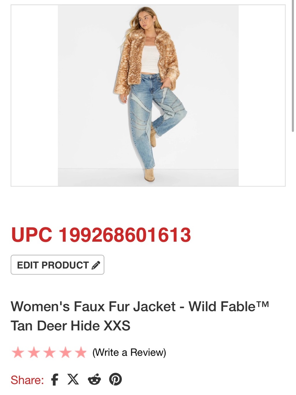 Plush Speckled Tan Faux-Fur Puffer Jacket - Picture 2 of 4